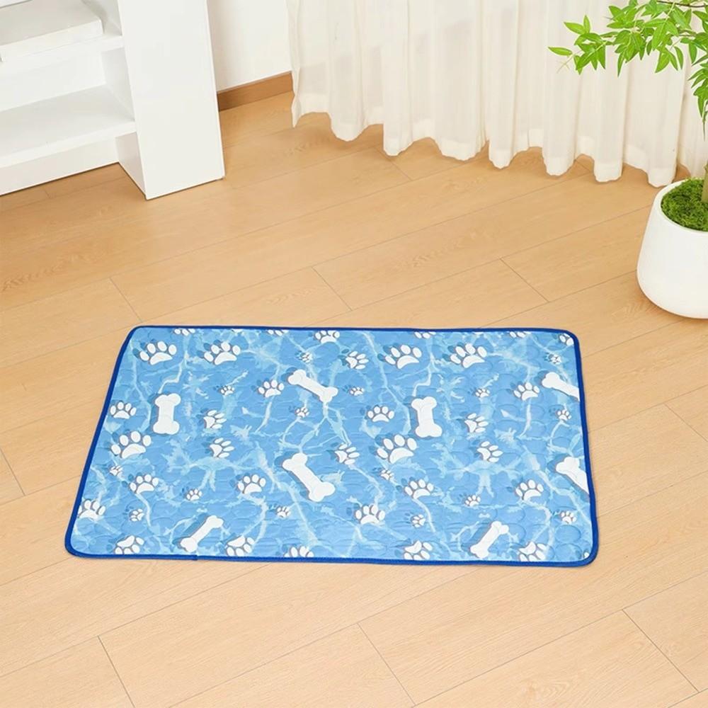 Ice Silk Summer Cooling Pad Keep Cooling Cat Dog Sleeping Mat Comfortable Pet Cooling Mat  Summer