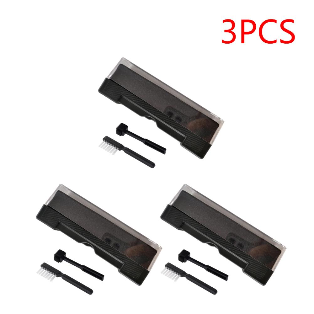 3 Pcs Record Player Cleaning Kit Vinyl Record Cleaner Kit Cleaning Brush Dust Remover Kit Cleaning Brush Set Fit for Turntables