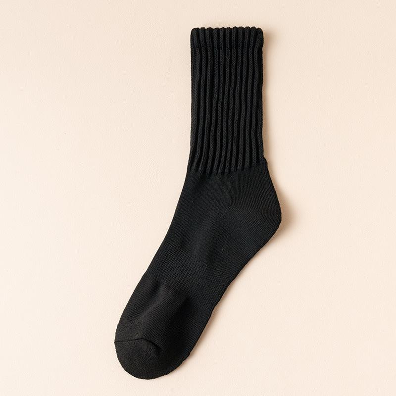 Men's Winter Thickened Socks, Long and Extended Cotton Socks for Warmth, Winter Loop Mid-calf Socks, Autumn and Winter High-elastic Sports Socks