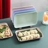 Creative Wheat Straw Rectangular Plate - Healthy Tableware for Desserts, Sushi, Pasta - Eco-Friendly Kitchen Utensils