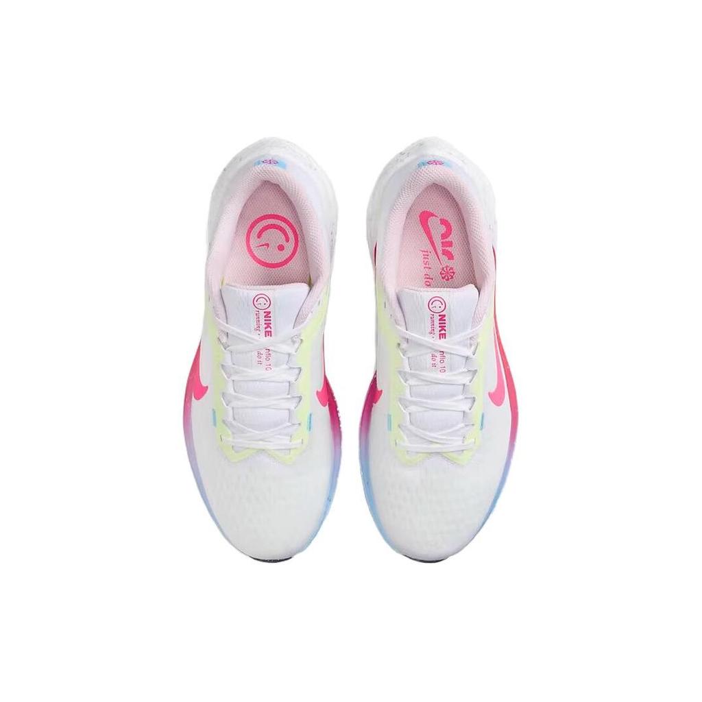 Nike  Air Winflo 10 White Hyper Pink Volt Women Sneakers Barely-Volt FZ3973-100