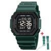 SKMEI 1988 Sports Watch for Men Digital Waterproof Waterproof Wristwatches Mens Back Light Countdown Clock 1628 Reloj Hombre