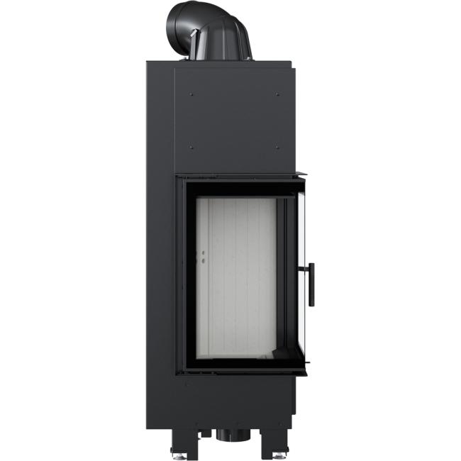 Smart Steel Fireplace KRATKI MBN Left 10 kW Ø 200 MSK
