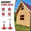 5-8" Adjustable Screw Jacks Post 2/4/8PCS,5000LBS Load Capacity House Floor Foundation Jacks for Basement Floor Leveling