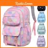 Diamond Snowflake Fashionable Printed Colored Spot Student Backpack Daily For