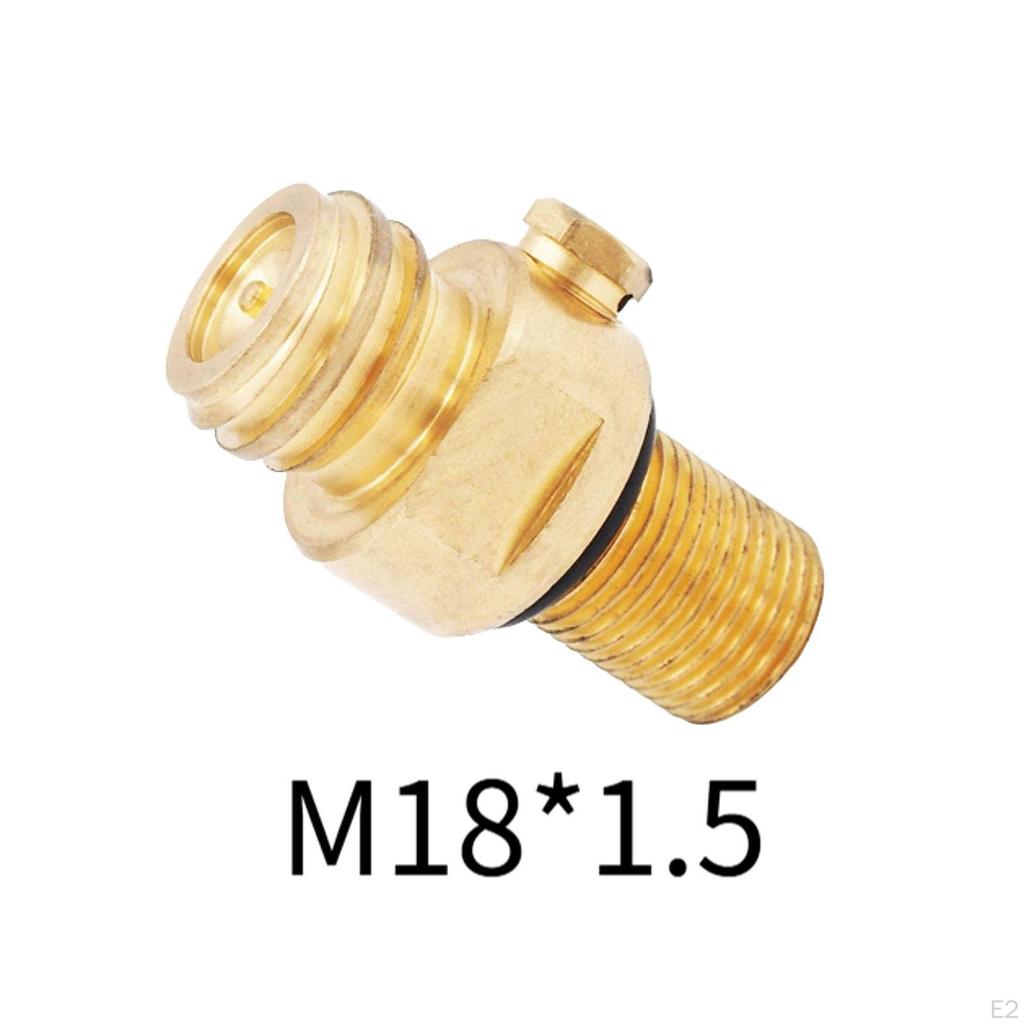 Cylinderpåfyllningsadapter Mässing Utgång TR21-4 Maskintank M18x15, CO2 Påfyllningsanslutning