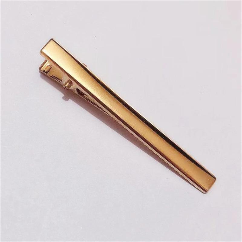 Gold Metal Geometric Duckbill Clip for Handmade Jewelry