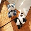 12cm Cute Panda Dolls  Plush Stuffed Doll Pendant Toy Children Animal Toys Gifts
