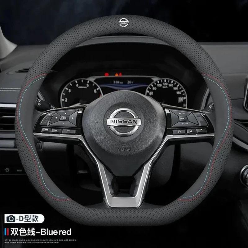 CCMLIC1 Car Steering Wheel Cover For Nissan Qashqai J10 J11 Juke X-Trail Note Leaf Sentra Altima Maxima Micra TIIDA Teana Murano Patrol