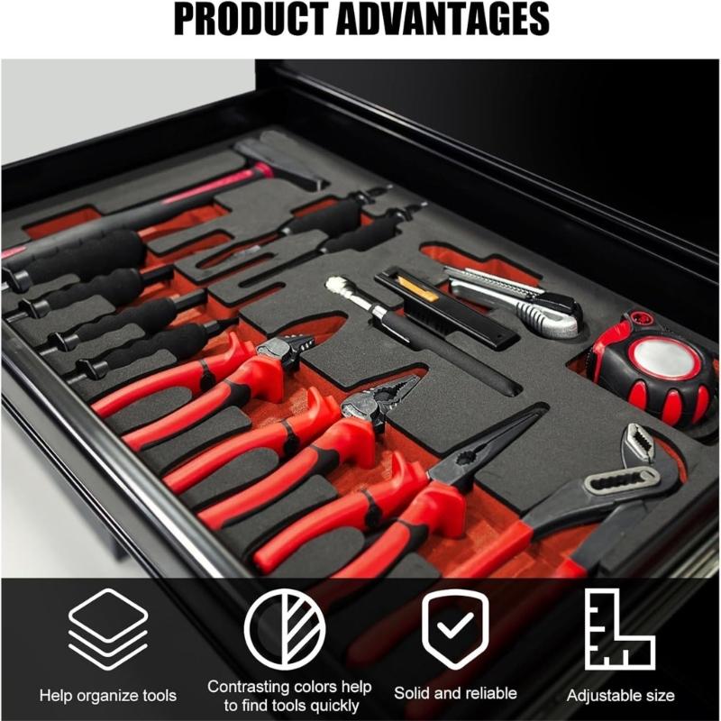 Adjustable High Density Weatherproof EPE Foam Insert Water Resistant Cushioning for Electronics Tool Secure Packaging