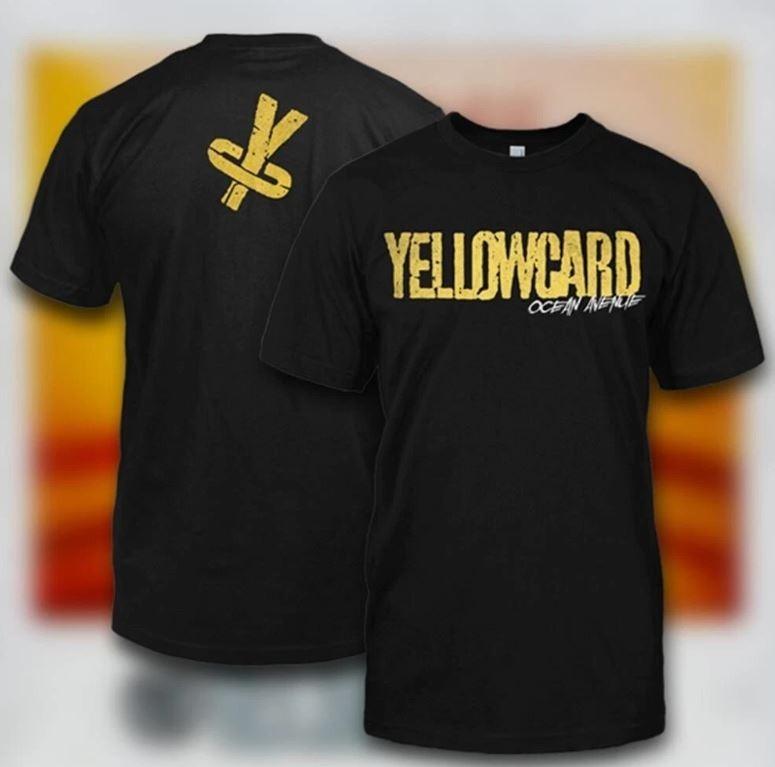 NEW Yellowcard  Logo Band Classic Gift For Fan Black All Size Shirt Unisex T-Shirt S
