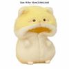 Cute 10cm Clothes Cartoon Hamster Yellow Jumpsuits Set Playing House Hairy Miniature Pajamas Gift