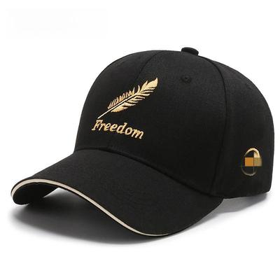 Hat Men's Korean Version Trendy Brand Cap New Fashion Versatile Casual Visor Street Feather Baseball Cap Women