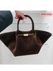 DEMELLIER Wing Suede Tote – Large Capacity, Versatile Women's Commuter Bag