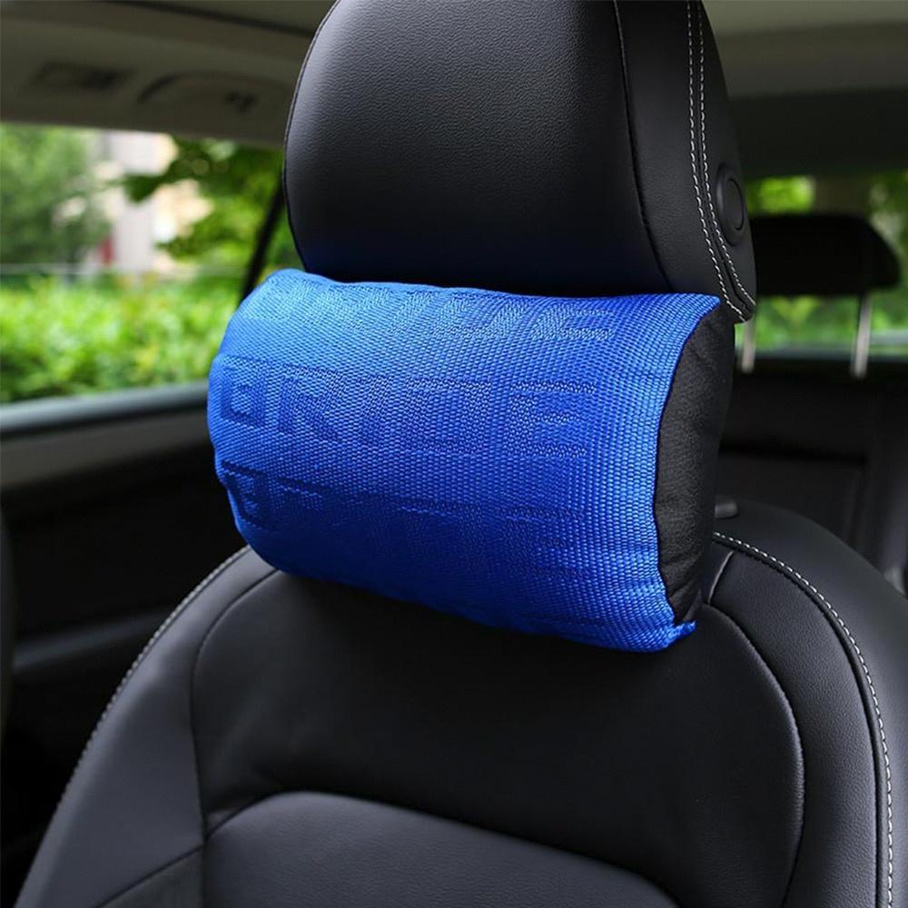 Universal Car Neck Pillows BRIDE Fabric Gradation Auto Seat Support Headrest Car Neck Headrest Pillow