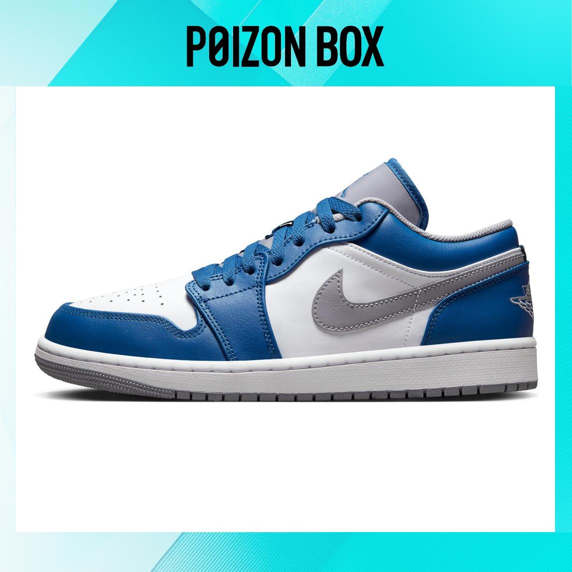 

кроссовки Jordan 1 Low True Blue 553558-412