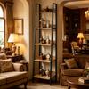 Ladder Display Shelf, Open Bathroom Storage Shelf, Standing Bookshelf, Storage Shelf in the Living Room (only with storage shelf)