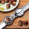 2 In 1 Stainless Steel Chestnut Machine Quick Clip Walnut Pliers Chestnut Sheath Cutter Opener Nut Cracker Sheller Kitchen Tool