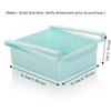 Sliding Pull-Out Fridge Drawer Organizer PP Plastic Storage Bins  For Fridge Shelf