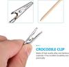 10/200Pcs Metal Painting Stand Alligator Clip DIY Craft Model Painting Tools Photo Memo Alligator Clips Holders Clamps Supplies