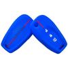 Rubber Car Key Fob Cover Silicone Protector Case For Chevrolet Cruze   Malibu Aveo Spark Sonic 3 Button Flip Remote Set