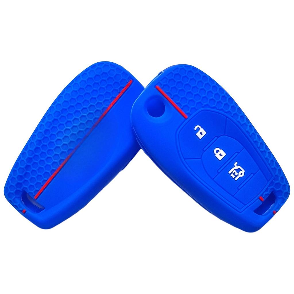Rubber Car Key Fob Cover Silicone Protector Case For Chevrolet Cruze   Malibu Aveo Spark Sonic 3 Button Flip Remote Set
