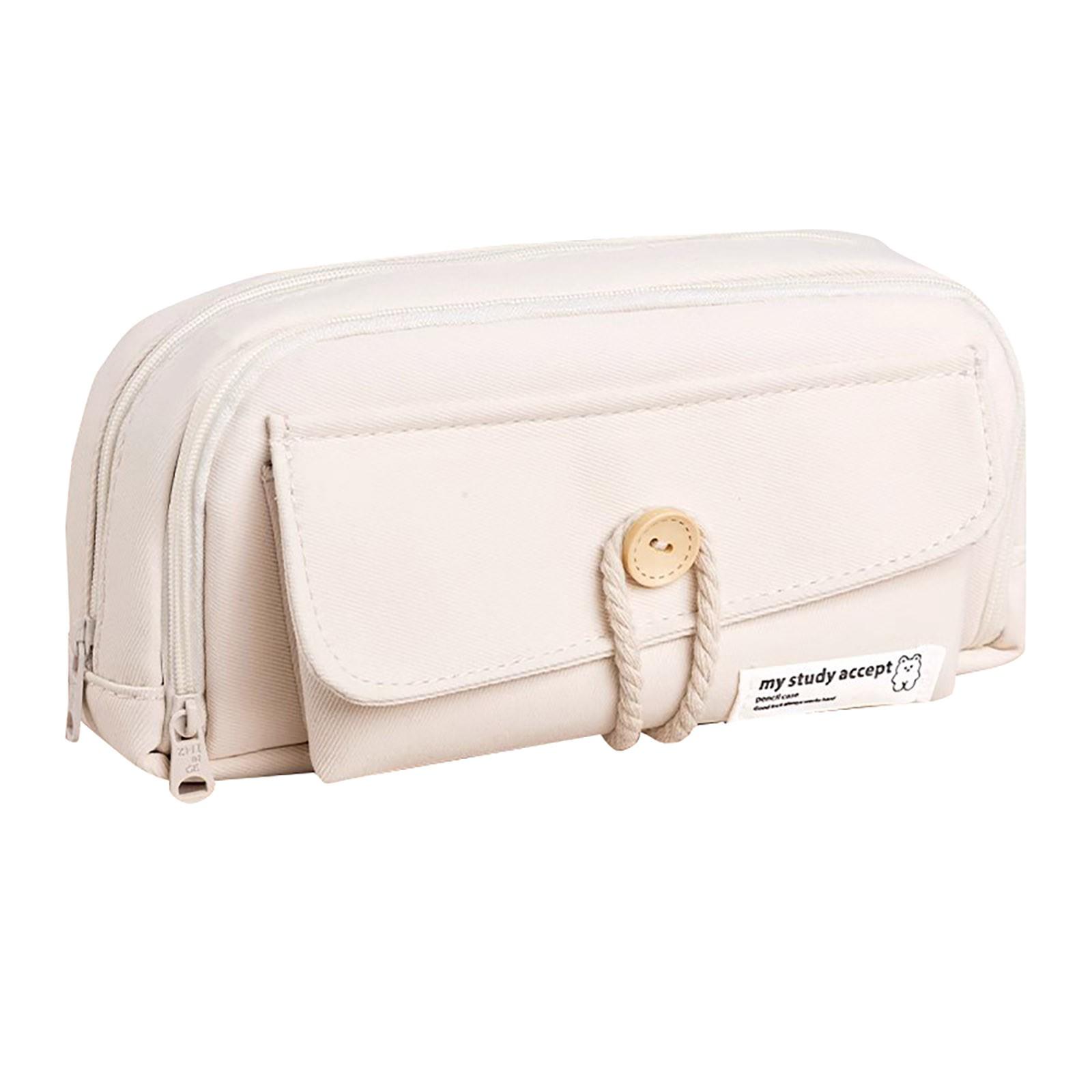 

4-слойный японский пенал, пенал большой емкости, пенал для канцелярских принадлежностей, студенческий многослойный, эффектная сумка для канцелярских принадлежностей белый