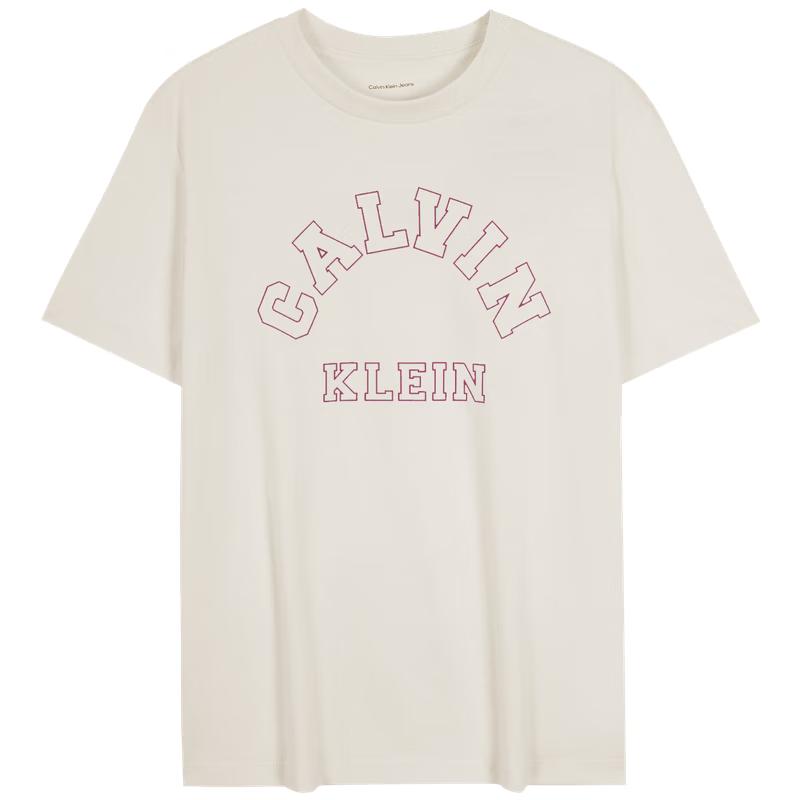 Calvin Klein Jeans Women s Logo Cotton Crew Neck T-Shirt S