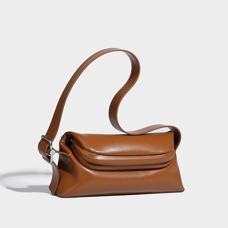 2024 Trendy Women's Versatile One-Shoulder Baguette Crossbody Dumpling Bag