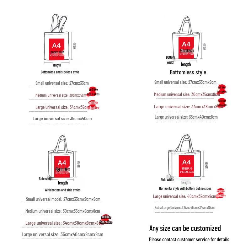 Custom Eco-friendly Cotton Canvas Shoulder Bag with Logo – DIY Blank Handbag