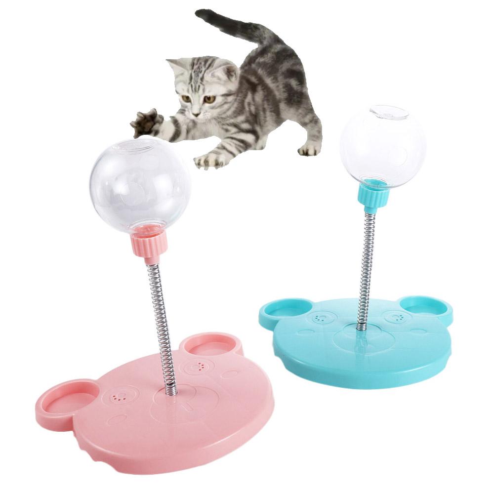 Food Leaking Ball Toy Cat Chasing Pet Puzzle Toys Cat Ball Toys Cat Training Toys Pet Snack Feeder