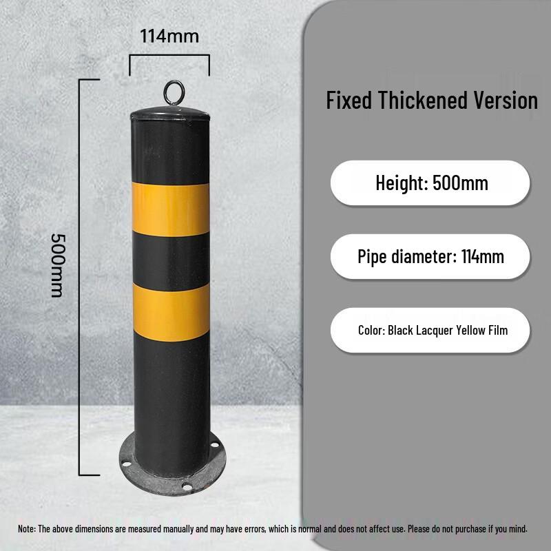 DAXTE Galvanized Steel Reflective Road Safety Bollard