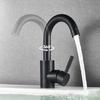 304 Stainless Steel Bathroom Basin Faucet Hot and Cold Wash Mixer Faucet 360 Rotating Sink Faucet Bathroom Single Handle Faucet