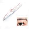 Stainless Steel Slanted Flat Head Eyebrow Tweezers for Multi-functional Hair Removal