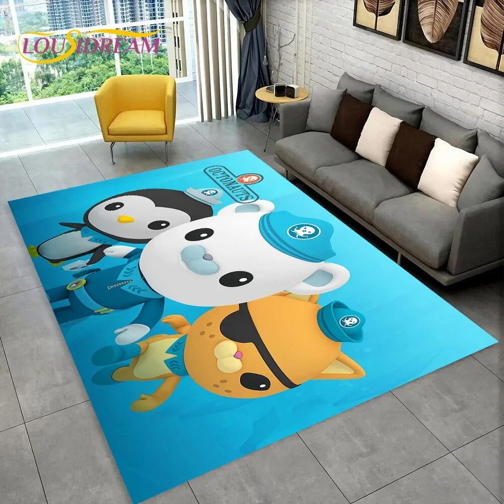 The Octonauts Barnacles Cute Cartoon Carpet Rug for Bedroom Living Room Home Sofa Decoration,Children Game Large Decor Floor Mat