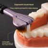 5Pcs Three Sided U Shape Toothbrush With Soft Carbon Gold Bristles Full Wrapped Cleaning Perfect For Daily Oral Care Home Use