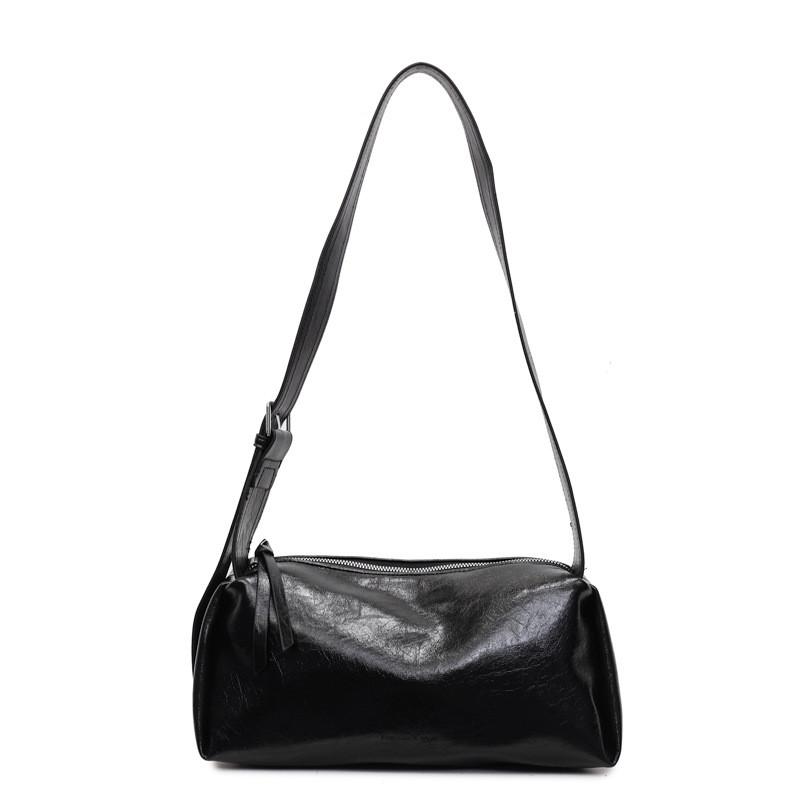 Color Solid Simple Large Capacity Women Casual Shoulder Bag For Daily Use