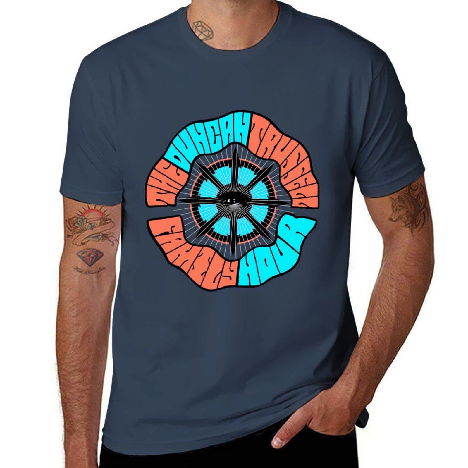 Duncan Trussell Family Hour Podcast Customized Tshirt Casual Lightweight Short Sleeve Top S