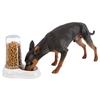 Mangeoire pour animaux td® 12,5 x 19 x 19,5 cm remplissage automatique eau/nourriture design amovible