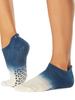 TAVI Savvy Grip Socks for and Sneaker Ankle Indigo Size Small Non-Slip Yoga, Pilates, Sports, Length, Length, Ombre,