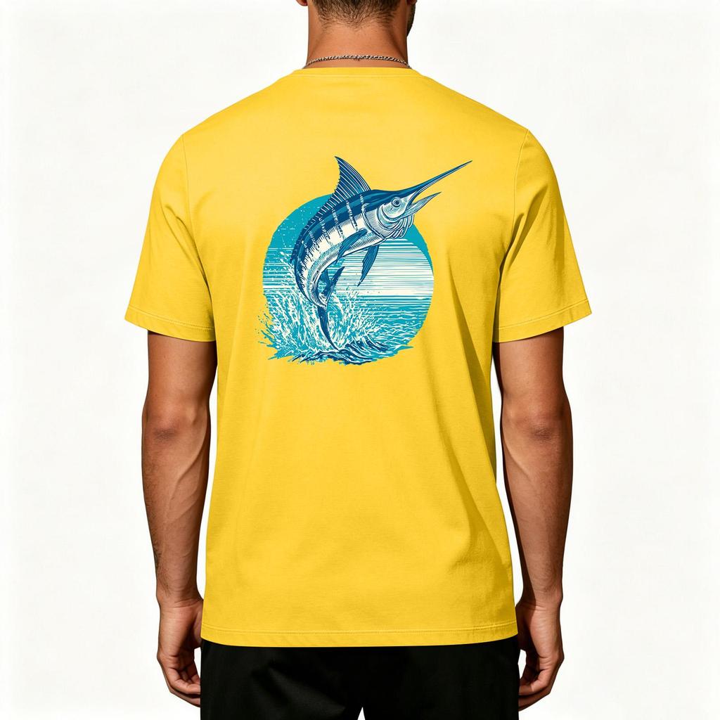 Men's Outdoor Fishing T Shirt Short Sleeve UPF 50 Plus Sun Protection Cooling Stretch Fabric Sports Top