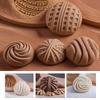 Solid Wood Hand Made Stuffed Bun Pattern Mantou Mold Is Suitable For Novices To Make Hand Made Steamed Bun Pasta