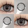 EYESHARE 1pair Lemon Gray Contact Lenses 14.0mm Korean Natural Brown Softlens Eye Contacts Cosmetics Pupils