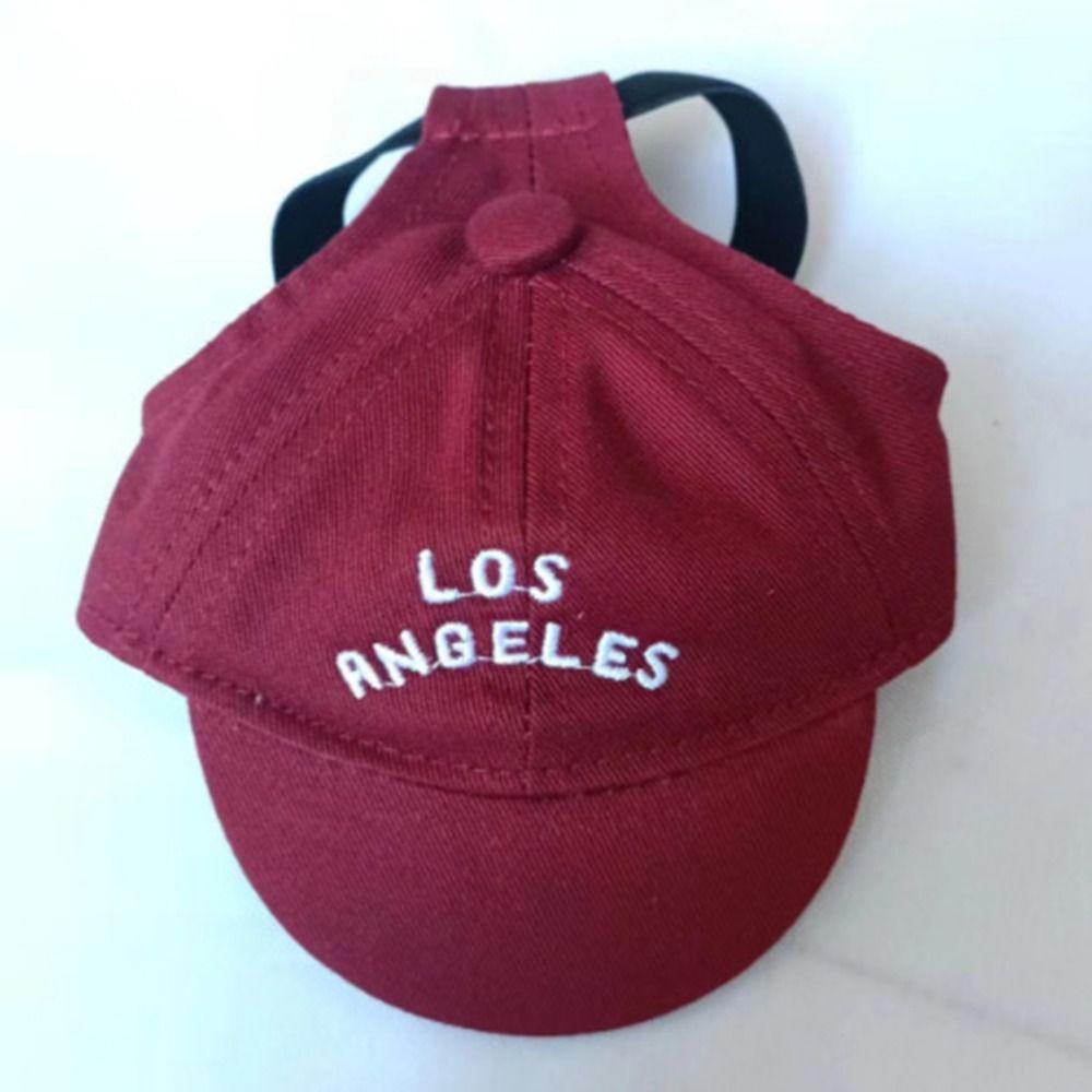 Adjustable Pet Hats with Ear Holes Dog Sun Cap Visor Caps Dog Baseball Cap Outdoor