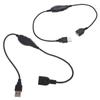 USB Cable with h ON/ Cable Extension Toggle for USB Lamp Power Supply Line Adapter LED Dimmer h