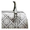 Tory Burch T Monogram Multifunctional Cylinder Bag Women Shoulder Bag Gray 178741-020