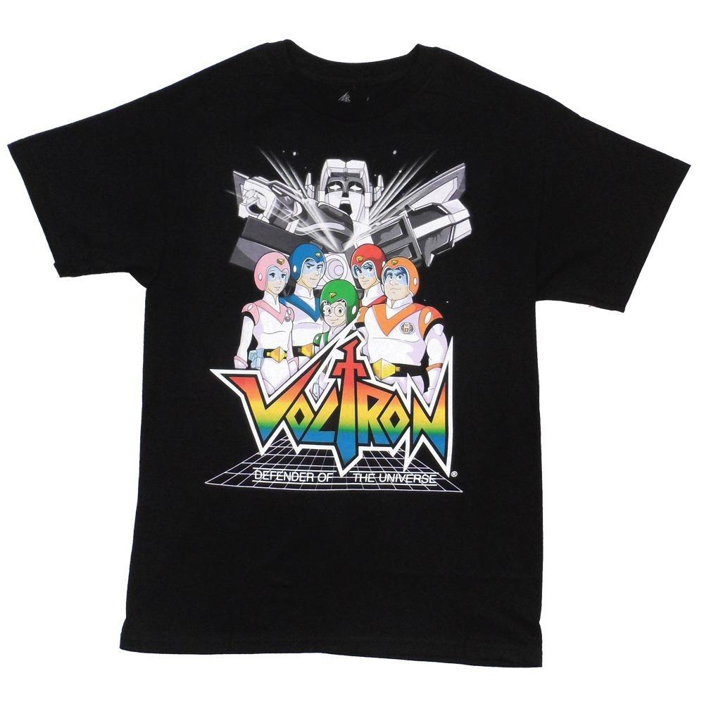 Voltron Defender Of The Universe Pilots Adult T-shirt S