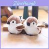 Charming Plush Sparrow Keychain Cozy Stuffed Animal Pendant For Bags And Keys