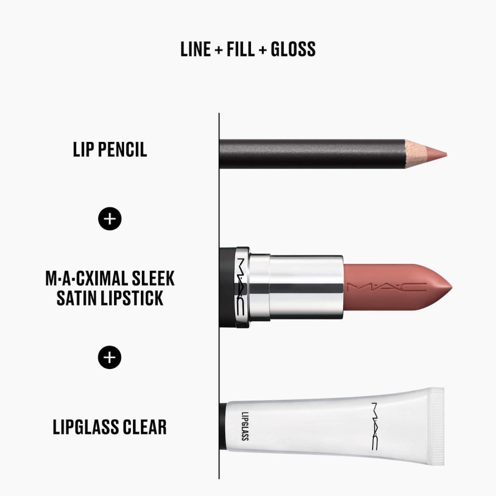 Mac Cosmetics Lipglass Clear High Shine  Conditioning + Smoothing Lip Gloss 0.5 Oz 15 Ml 0.5 Oz 15 Ml