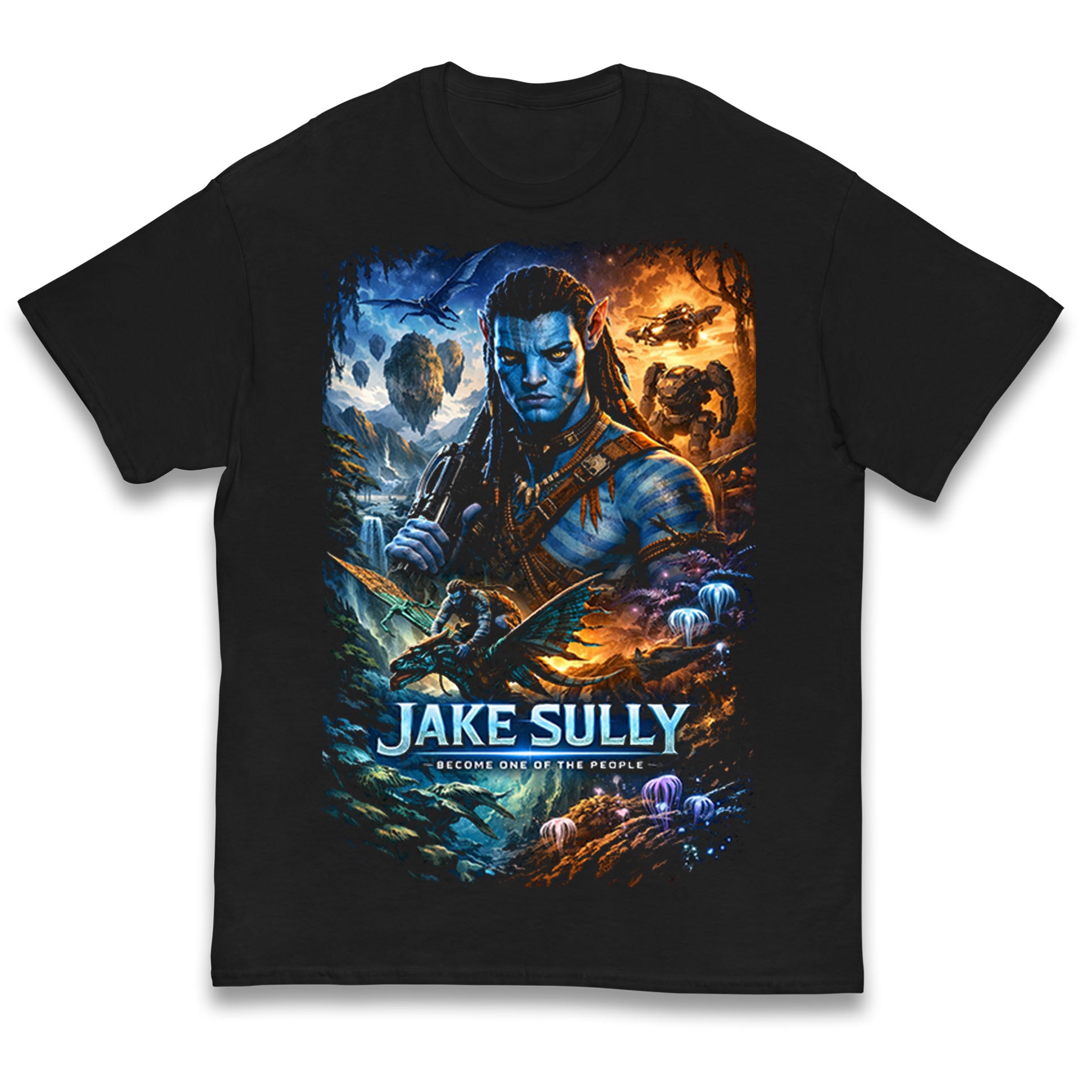 Jake Sully Avatar Become One Of The People Kids T Shirt 100